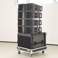 Domc Ka208 8-Inch PRO-Grade Passive Line Array System for Live Performances, Theaters, Auditoriums and Bars