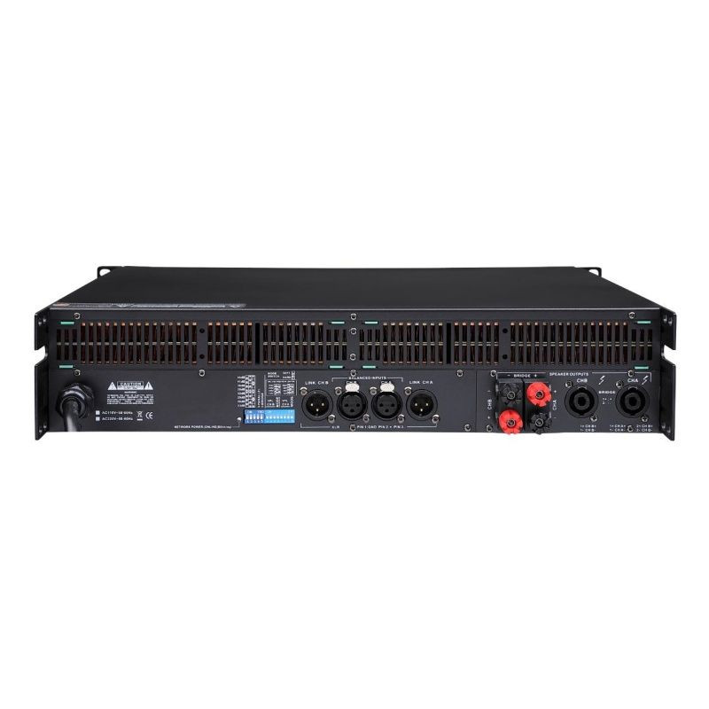 Domc Pure Fp10000q High-Power Class D 4-Channel Audio Amplifier 3600W×2 Bridged Power for Professional Sound System