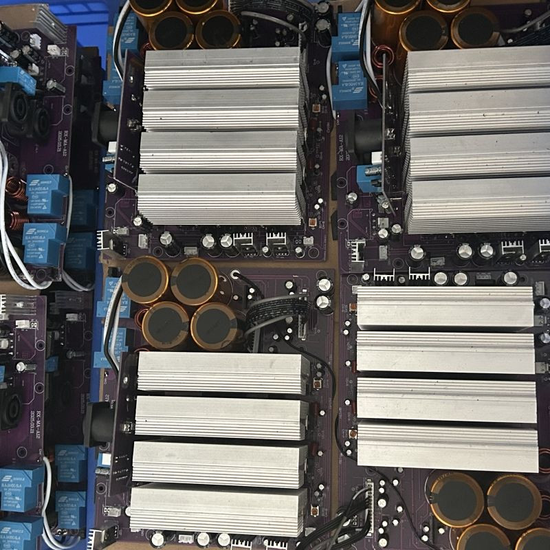 Domc Mc-800 Advanced Two-Channel Pure Power Amplifier 800W*2 20Hz-34kHz for Stage Venue Superior Sound