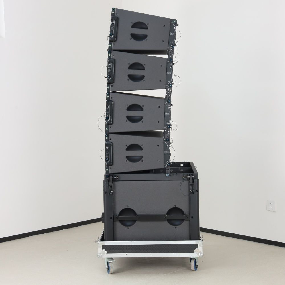 Ka21212-Inch Active Line Array Speaker System for Large Medium Small Mobile Performance Theater Auditorium Performing A