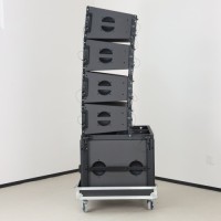 Domc Ka210 High-Output Active Line Array Speaker-Powerful Sound Perfect for Stage Concerts