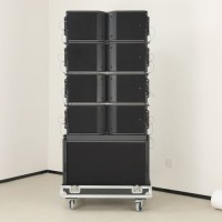 Domc Ka210 8ω Passive Professional 10-Inch Line Array Domc/OEM 110° Vertical Dispersion, Multi-Scenario Professional Au