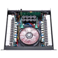 Domc Mc-800 Advanced Two-Channel Pure Power Amplifier 800W*2 20Hz-34kHz for Stage Venue Superior Sound
